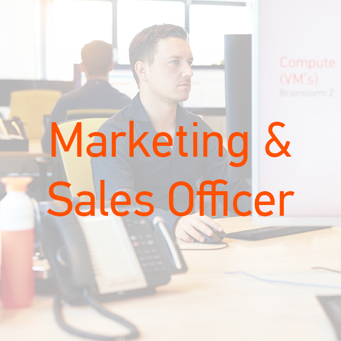 vacature marketing & sales officer